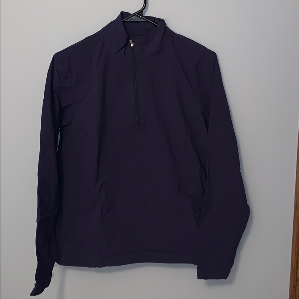 Navy Blue Golf Windbreaker